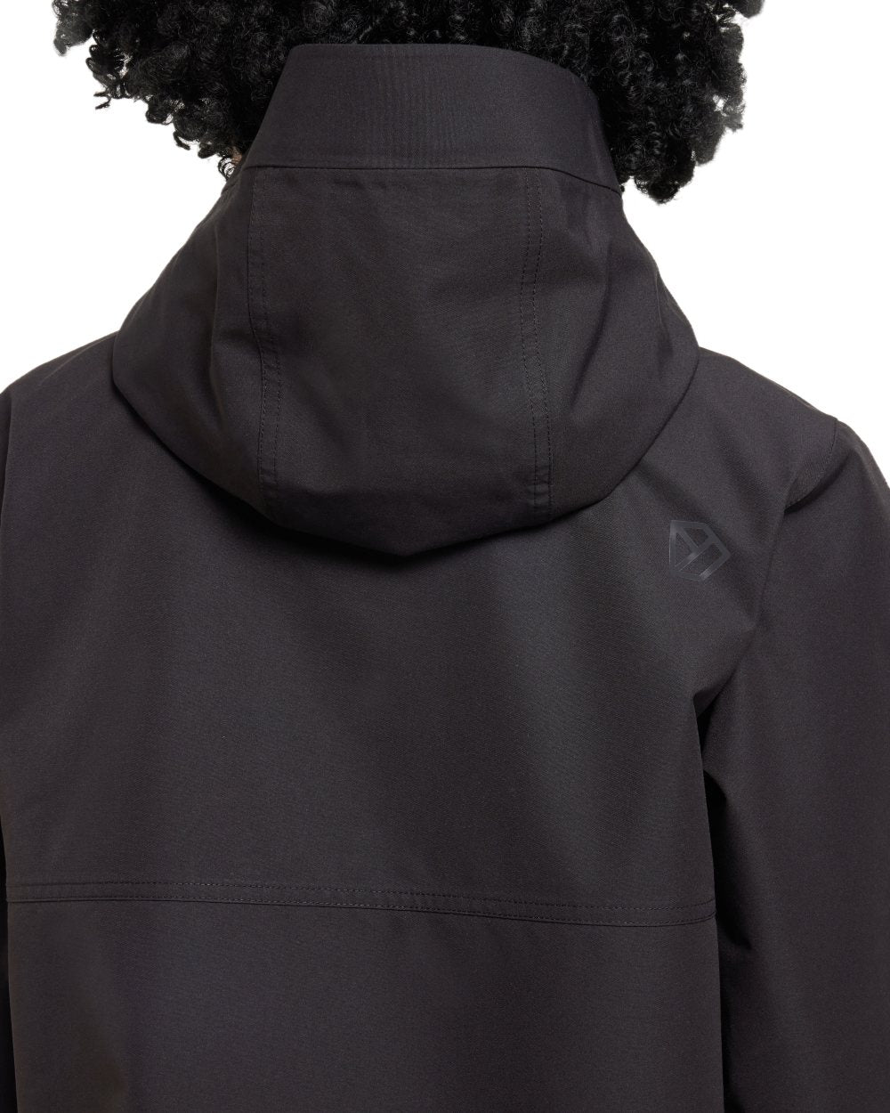 Black coloured Didriksons Tove Womens Jacket on white background 