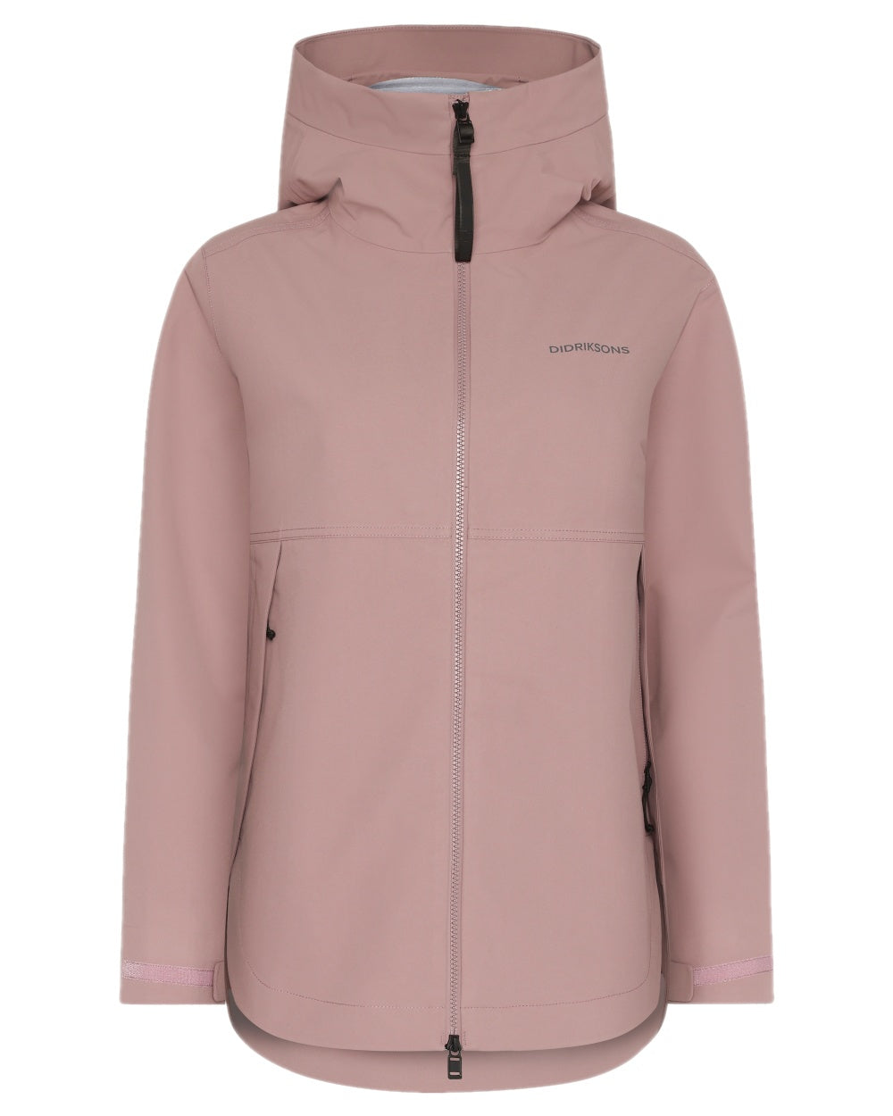 Faded Wine coloured Didriksons Tove Womens Jacket on white background 