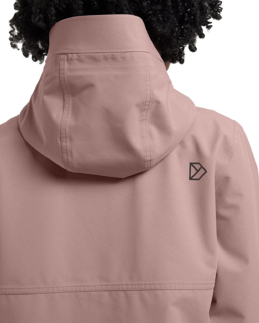 Faded Wine coloured Didriksons Tove Womens Jacket on white background 