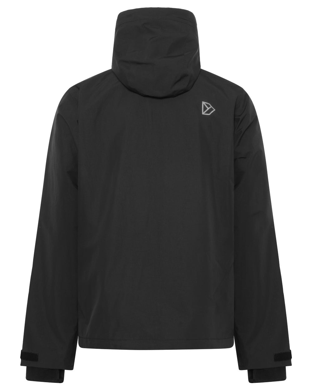 Black coloured Didriksons Trien Jacket on white background 