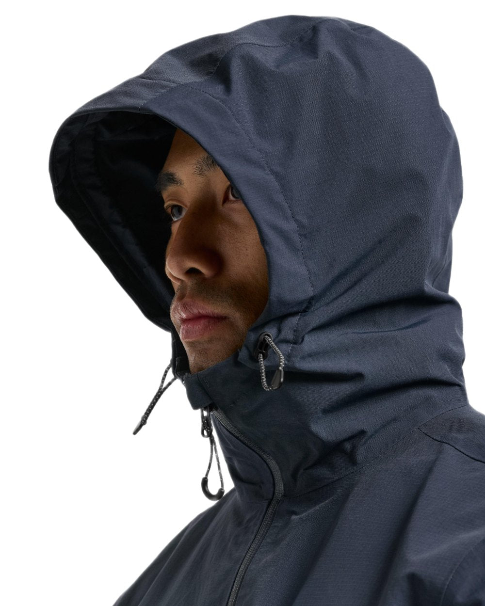 Dark Night Blue coloured Didriksons Trien Jacket on white background 
