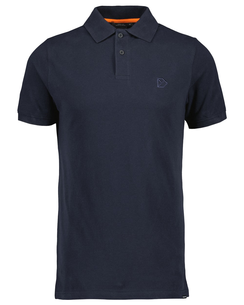 Dark Night Blue coloured Didriksons Ville Pike Polo Shirt 2 on white background 
