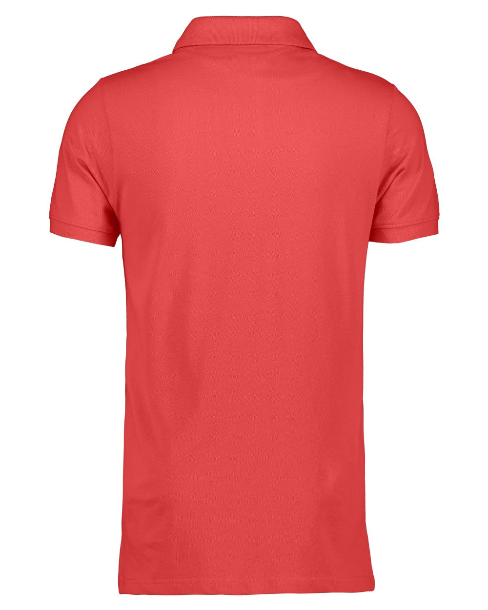 Pomme Red coloured Didriksons Ville Pike Polo Shirt 2 on white background 