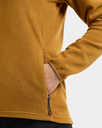Spice Brown coloured Didriksons Viona Womens Fullzip on white background 
