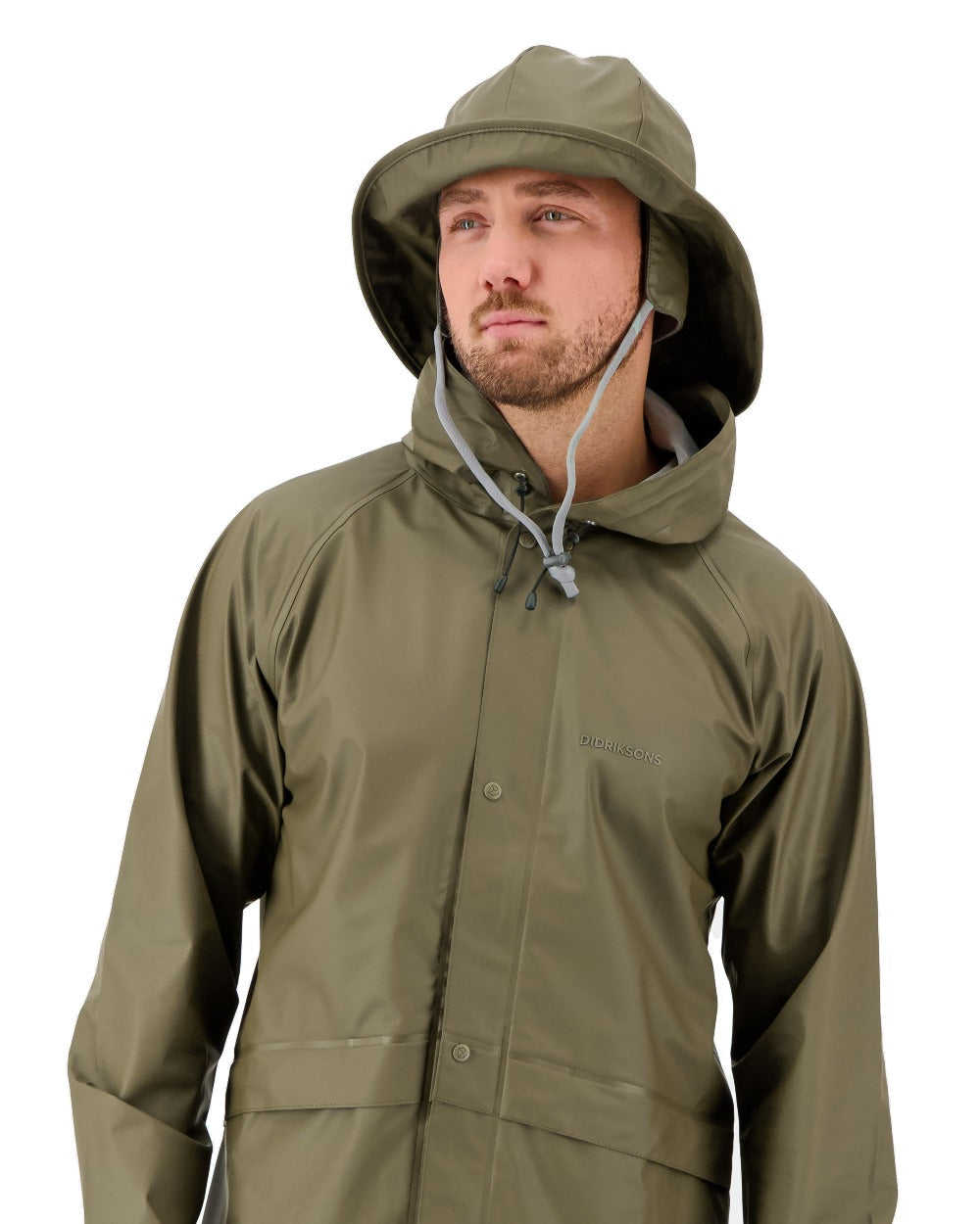 Fog green coloured Didriksons Waterproof Sou&