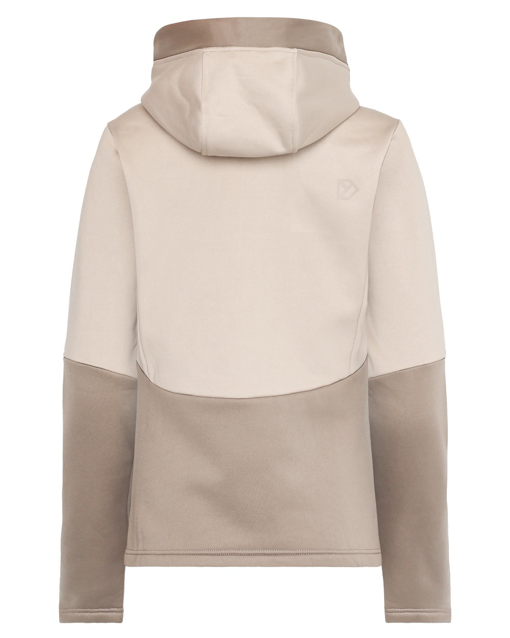 Beach Beige coloured Didriksons Womens Anneli Full Zip Fleece 3 on white background 