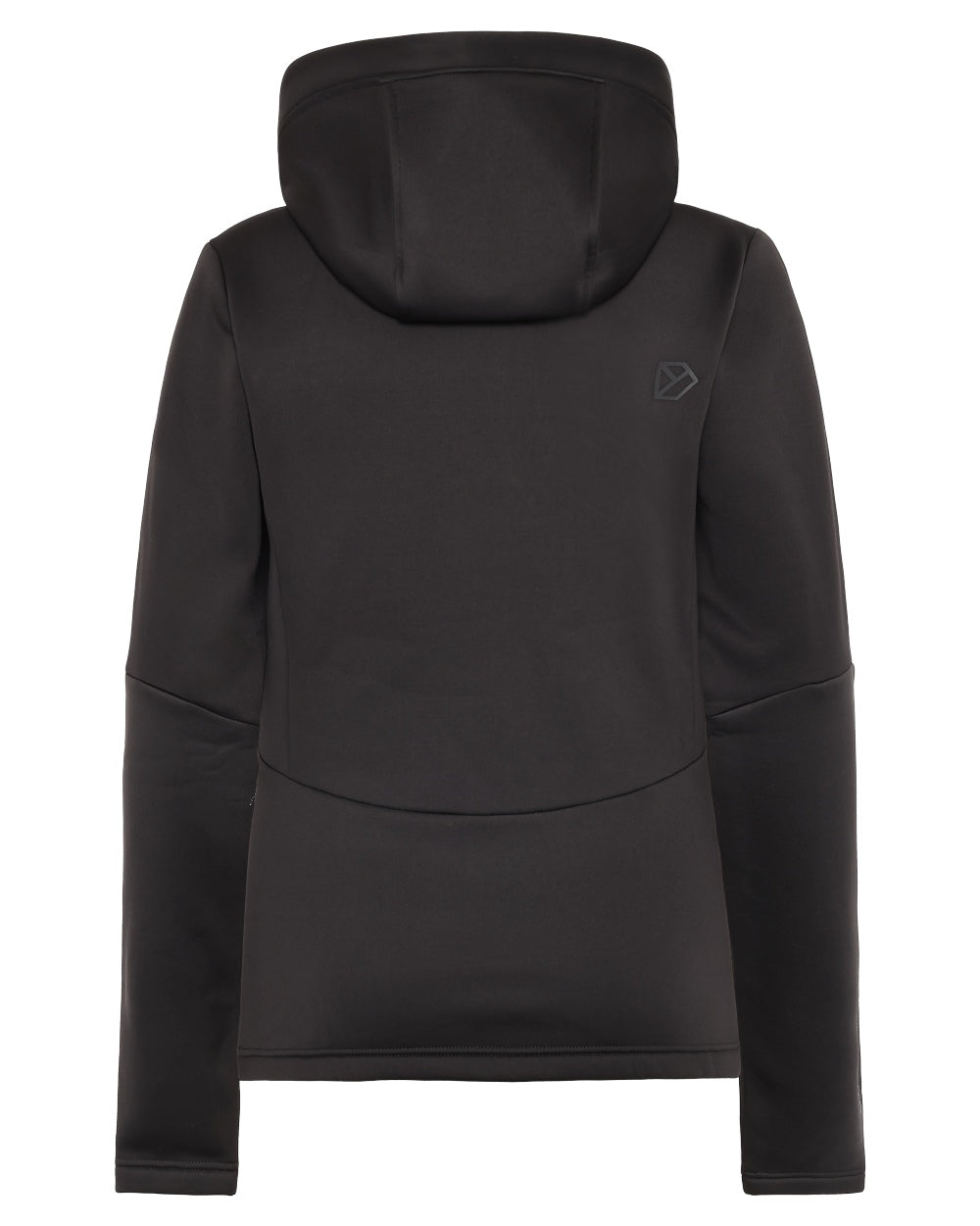 Black coloured Didriksons Womens Anneli Full Zip Fleece 3 on white background 