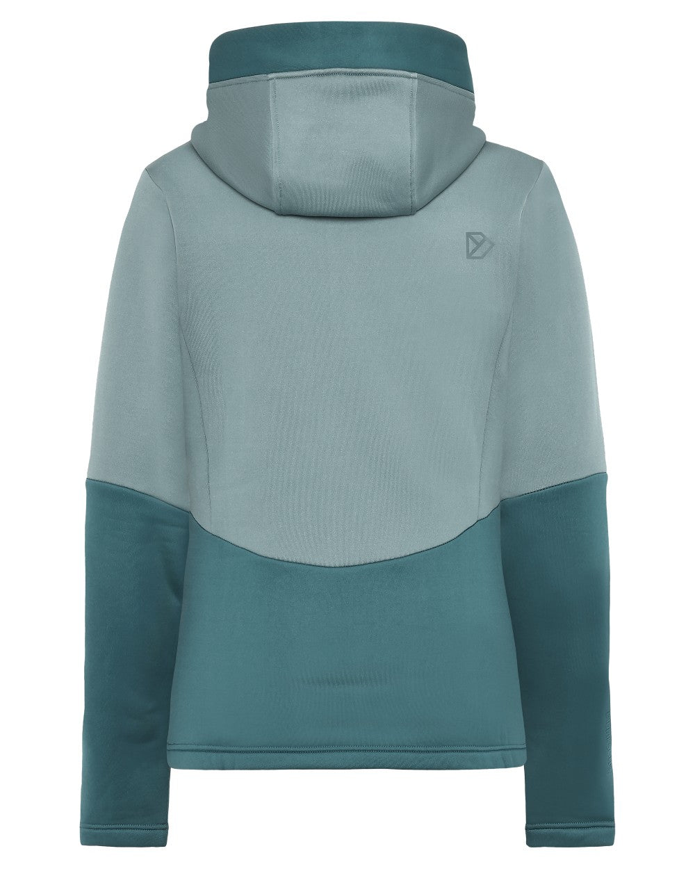 Factory Blue coloured Didriksons Womens Anneli Full Zip Fleece 3 on white background 