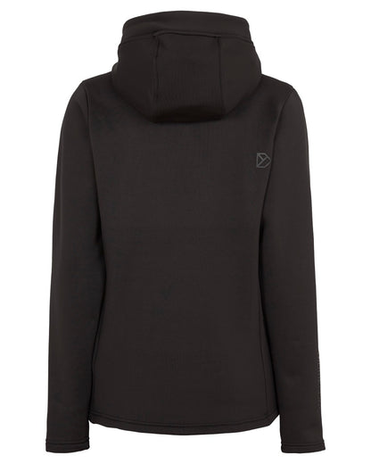Black coloured Didriksons Womens Anneli Full-Zip Jacket on white background 