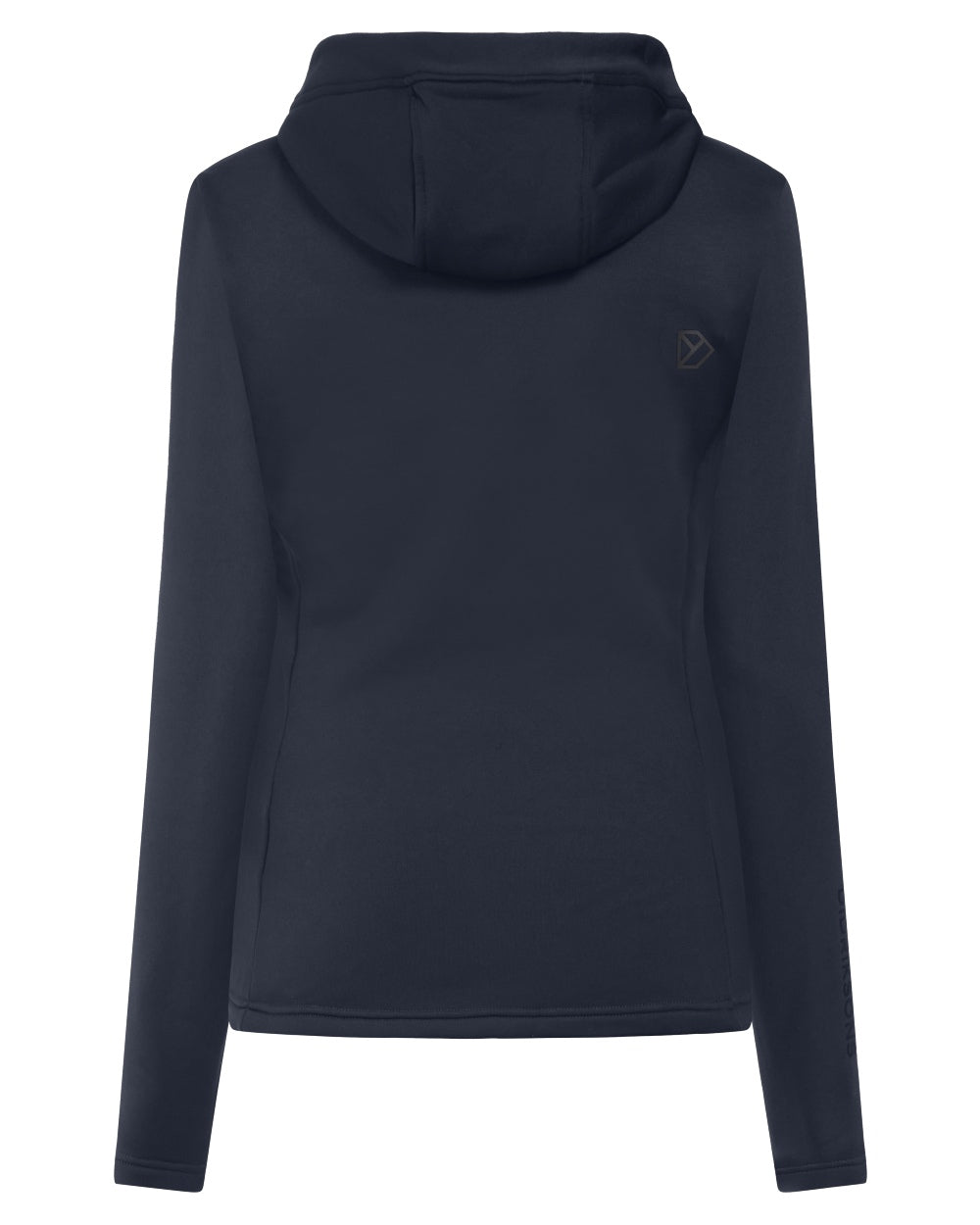 Dark Night Blue coloured Didriksons Womens Anneli Full-Zip Jacket on white background 
