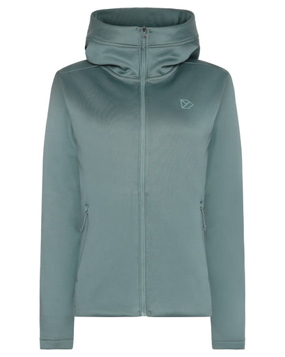 Factory Blue coloured Didriksons Womens Anneli Full-Zip Jacket on white background 