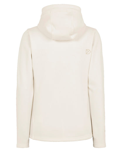 Shell White coloured Didriksons Womens Anneli Full-Zip Jacket on white background 