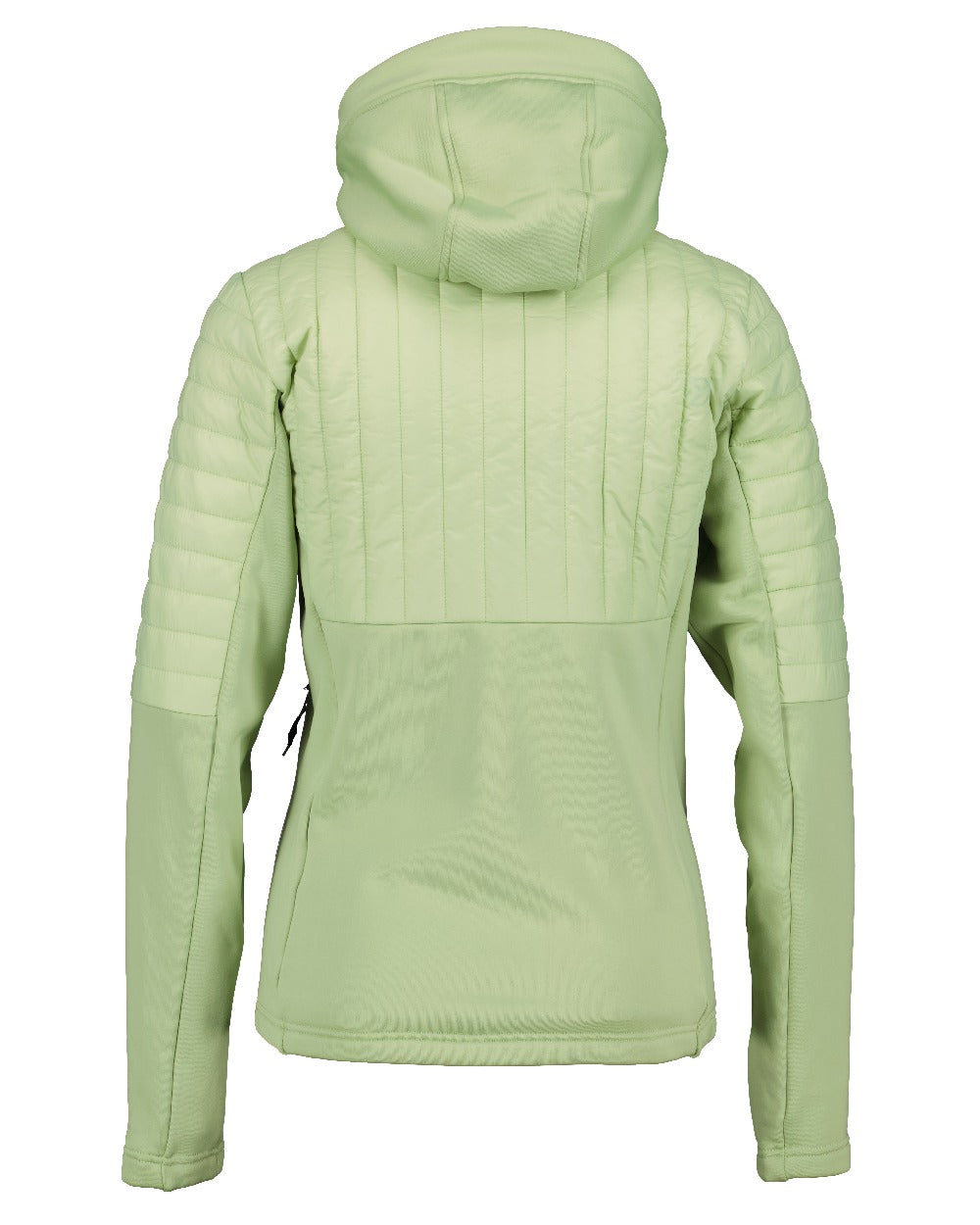 Soft Green coloured Didriksons Womens Annema Full Zip 6 on white background 