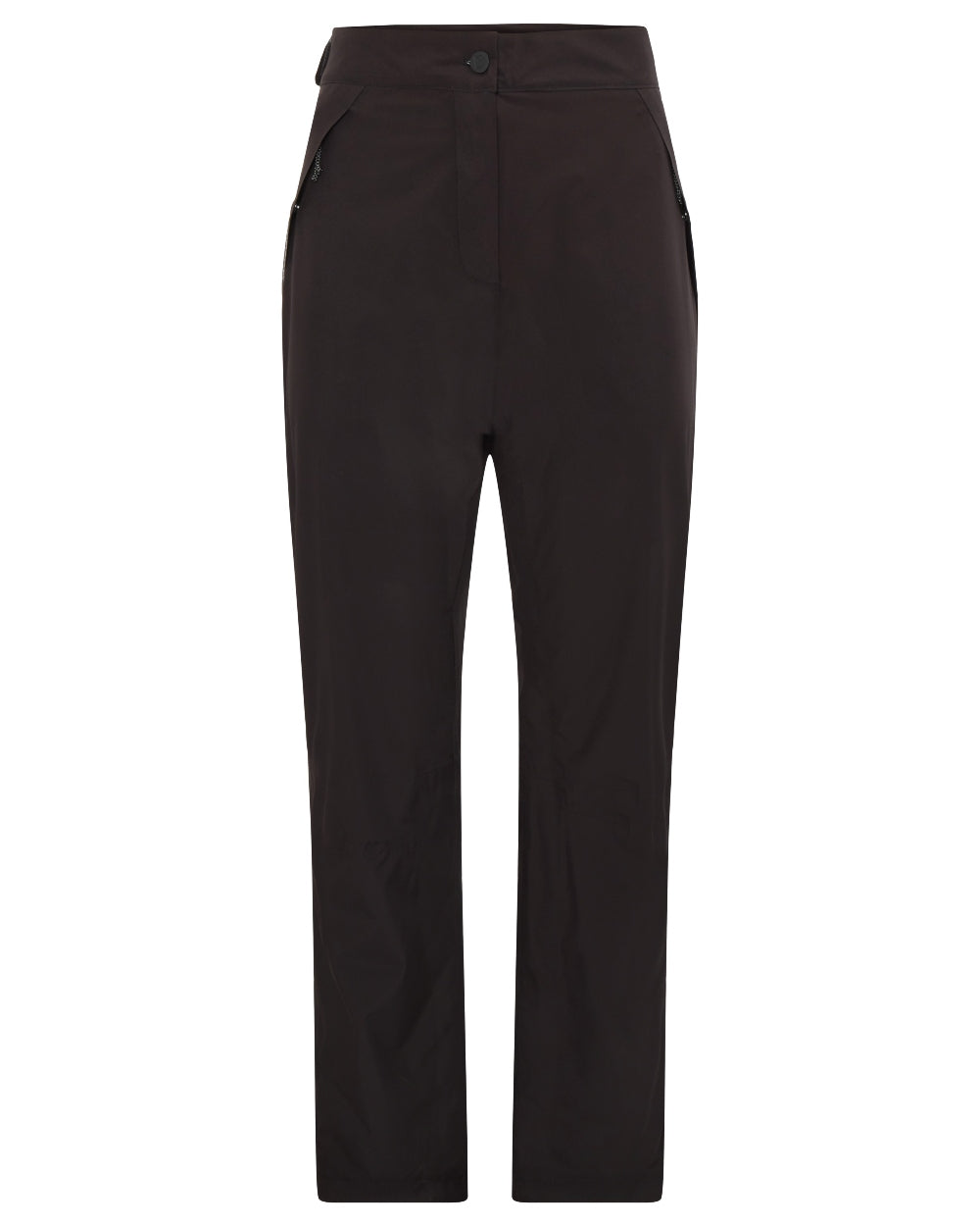 Black coloured Didriksons Womens Annika Pants on white background 