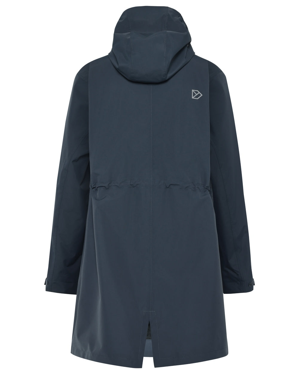 Sleepy Blue coloured Didriksons Womens Eliana Parka on white background 