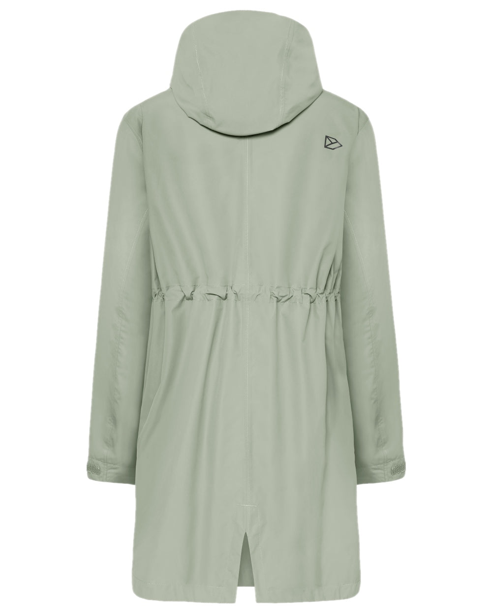 Wilted Leaf coloured Didriksons Womens Eliana Parka on white background 