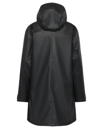 Black coloured Didriksons Womens Elly Parka 4 on white background 