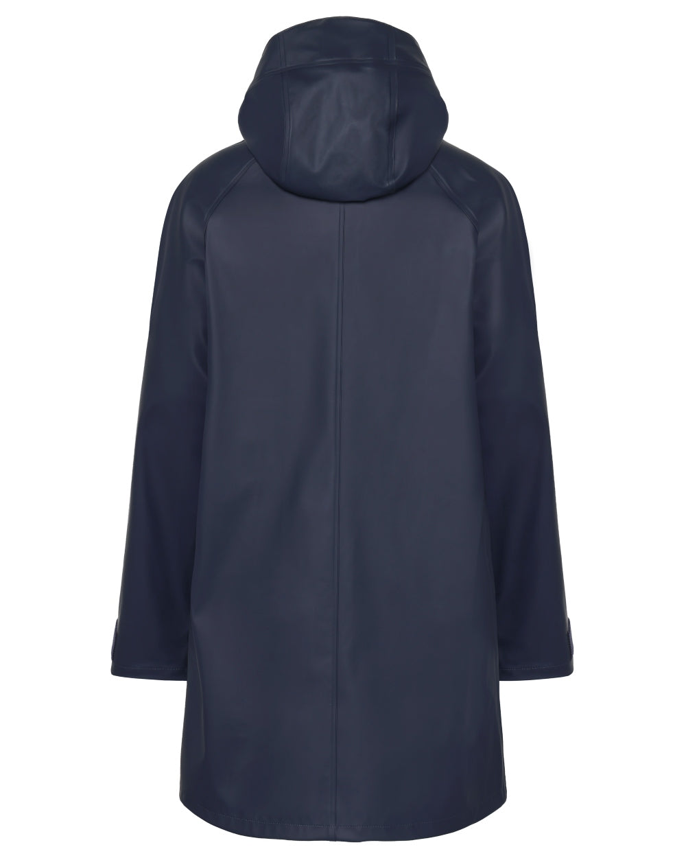 Dark Night Blue coloured Didriksons Womens Elly Parka 4 on white background 