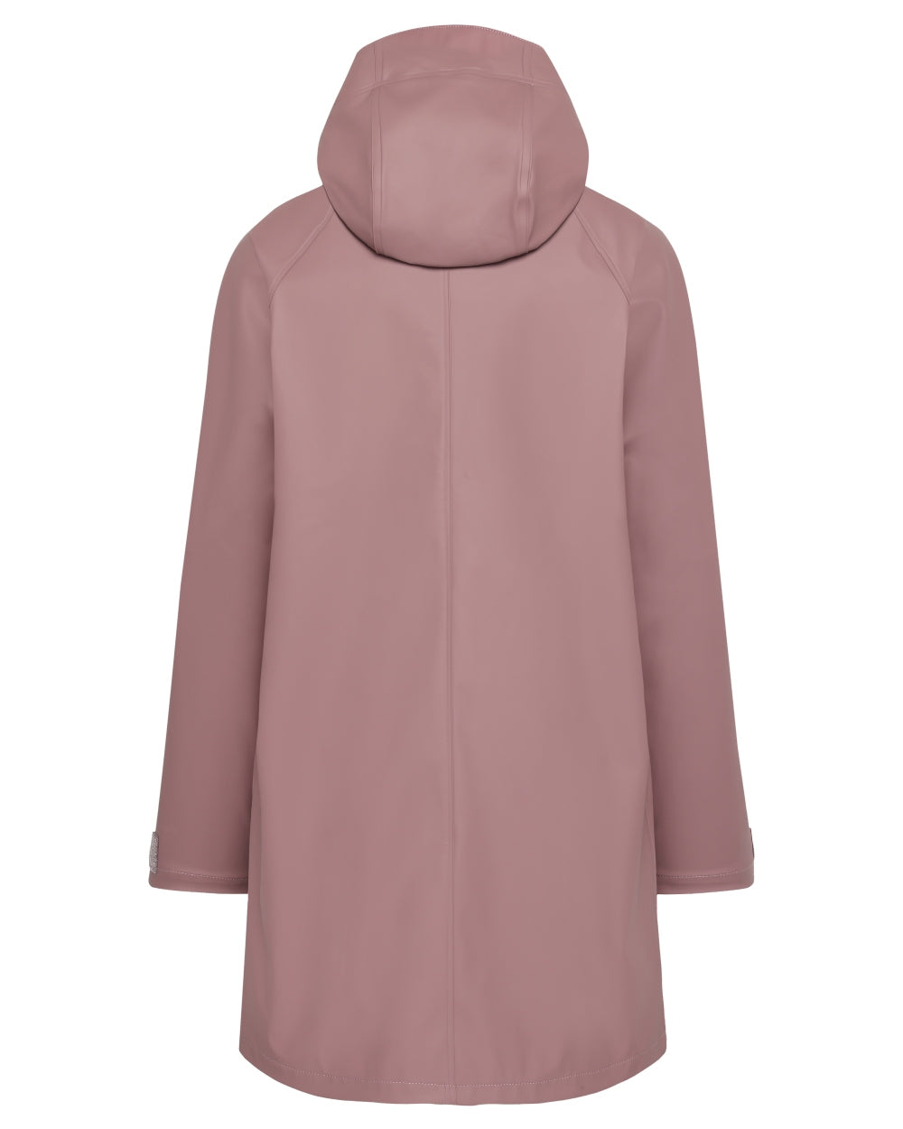 Faded Wine Blue coloured Didriksons Womens Elly Parka 4 on white background 