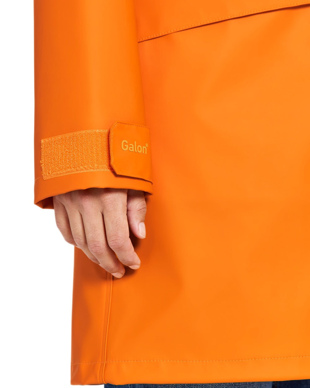 Glow coloured Didriksons Womens Elly Parka 4 on white background 