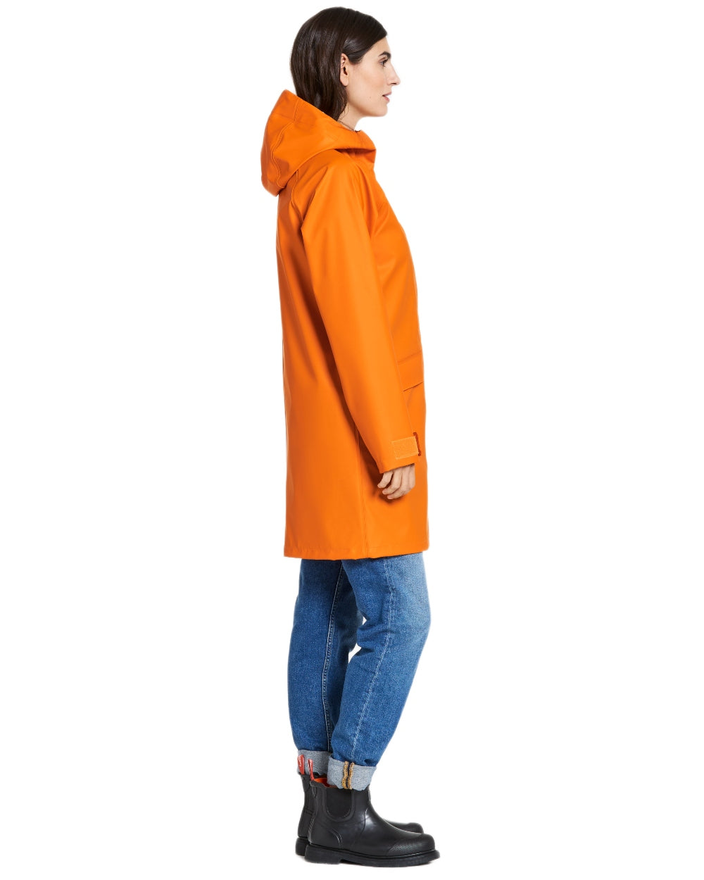 Glow coloured Didriksons Womens Elly Parka 4 on white background 