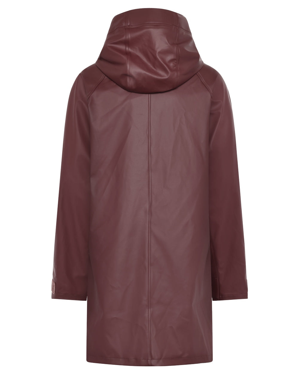 Old Rust coloured Didriksons Womens Elly Parka 4 on white background 