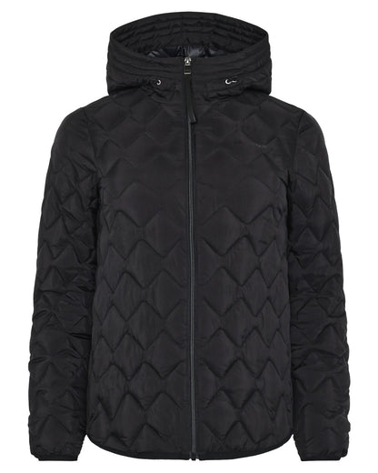 Black coloured Didriksons Womens Evelyn Jacket on white background 