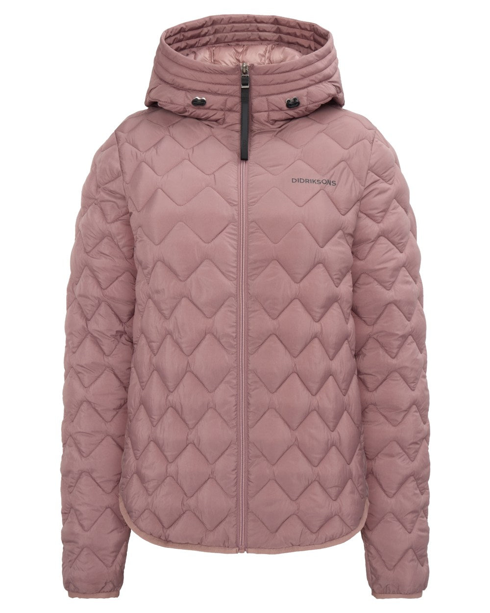 Faded Wine coloured Didriksons Womens Evelyn Jacket on white background 