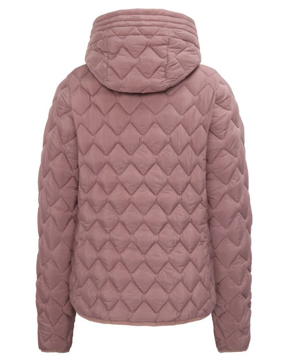 Faded Wine coloured Didriksons Womens Evelyn Jacket on white background 