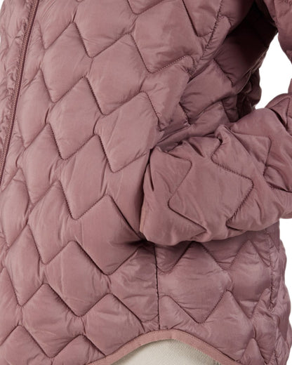 Faded Wine coloured Didriksons Womens Evelyn Jacket on white background 