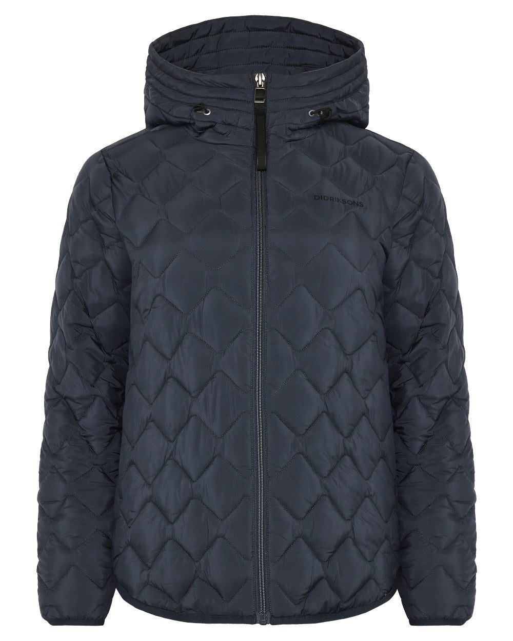 Sleepy Blue coloured Didriksons Womens Evelyn Jacket on white background 