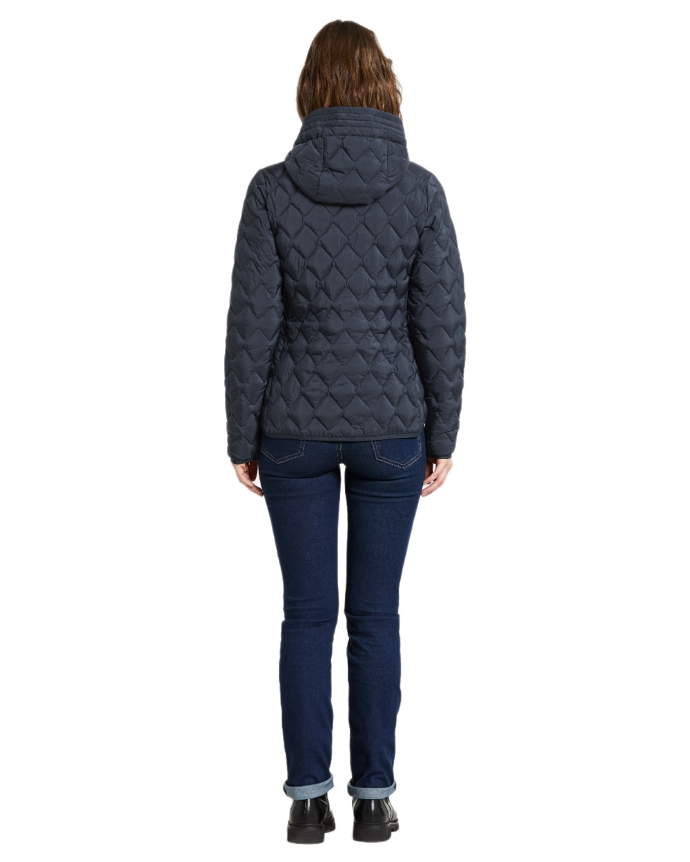 Sleepy Blue coloured Didriksons Womens Evelyn Jacket on white background 