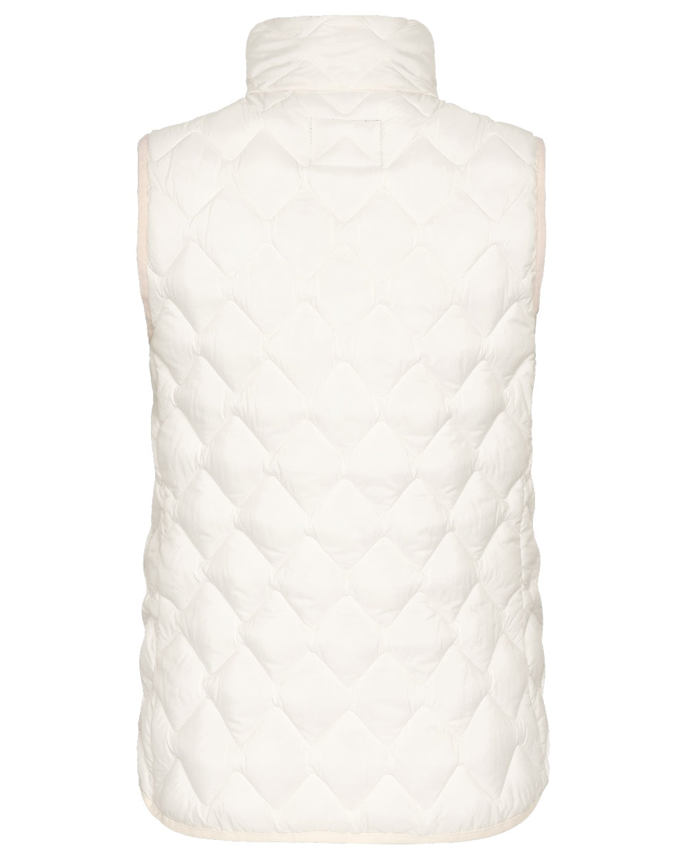 White Foam coloured Didriksons Womens Evy Vest on white background 