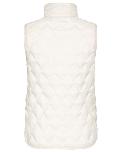 White Foam coloured Didriksons Womens Evy Vest on white background 