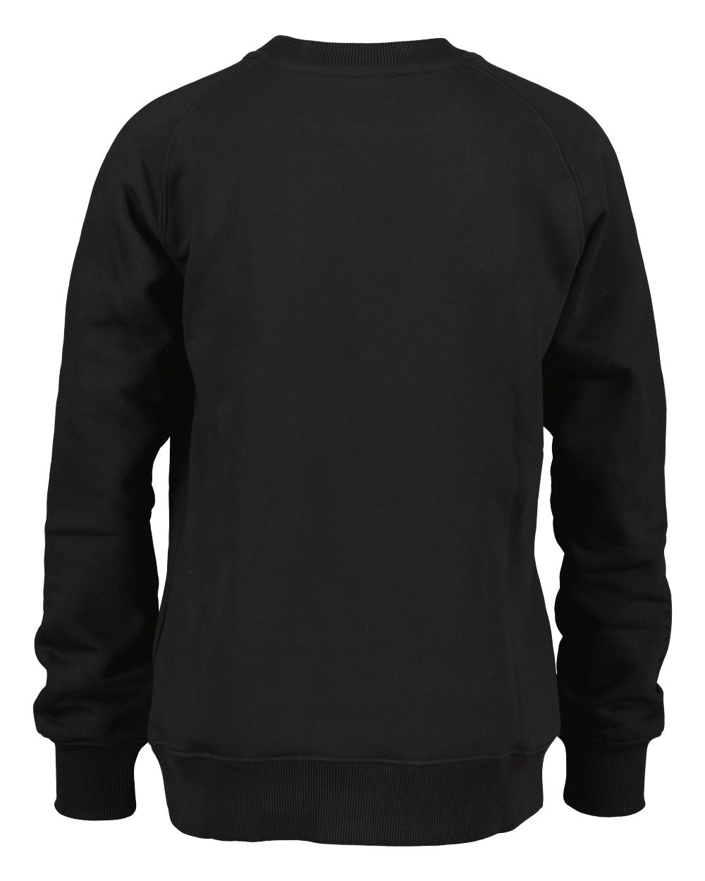 Black coloured Didriksons Womens Fyn Sweater on white background 