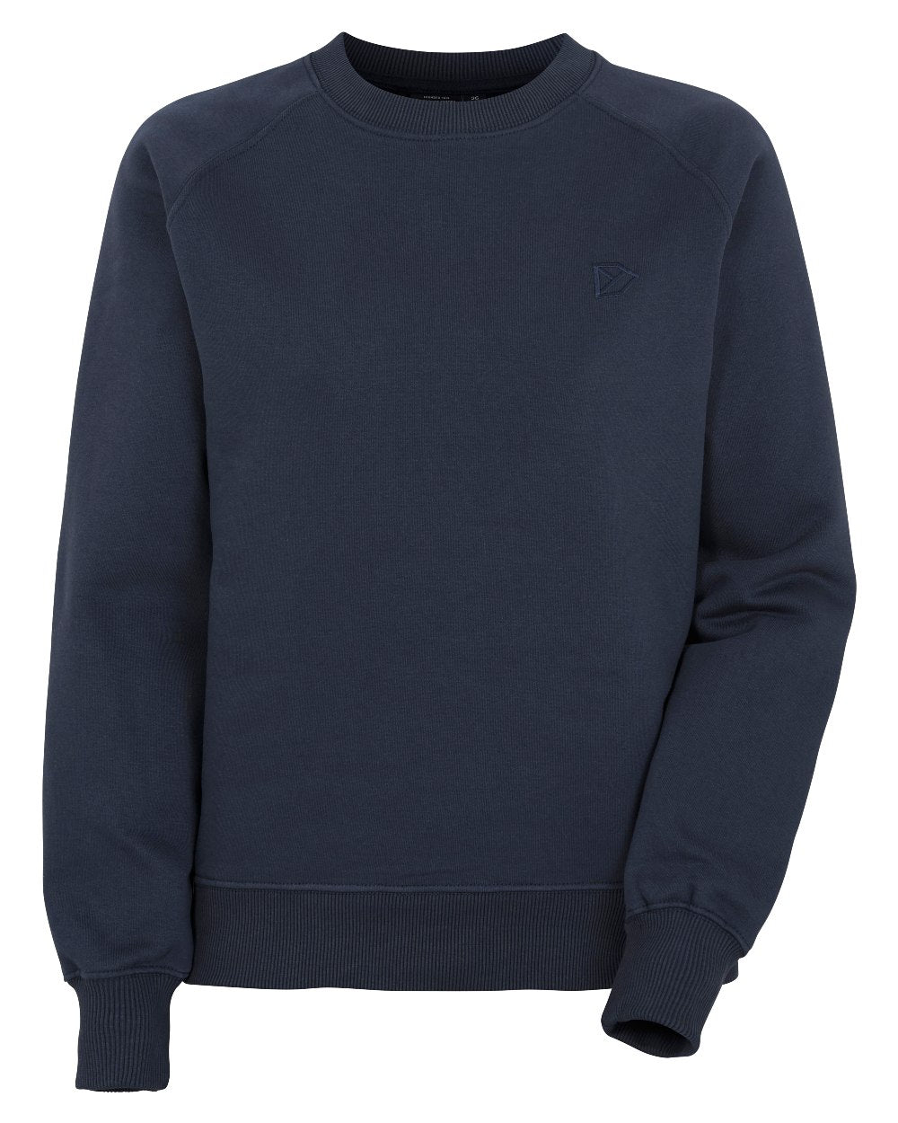 Navy coloured Didriksons Womens Fyn Sweater on white background 