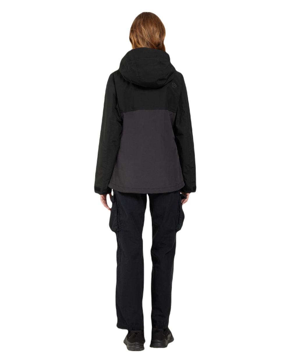 Black coloured Didriksons Womens Grit Jacket 3 on white background 