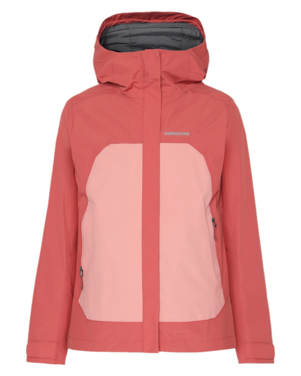Pink Blush coloured Didriksons Womens Grit Jacket 3 on white background 