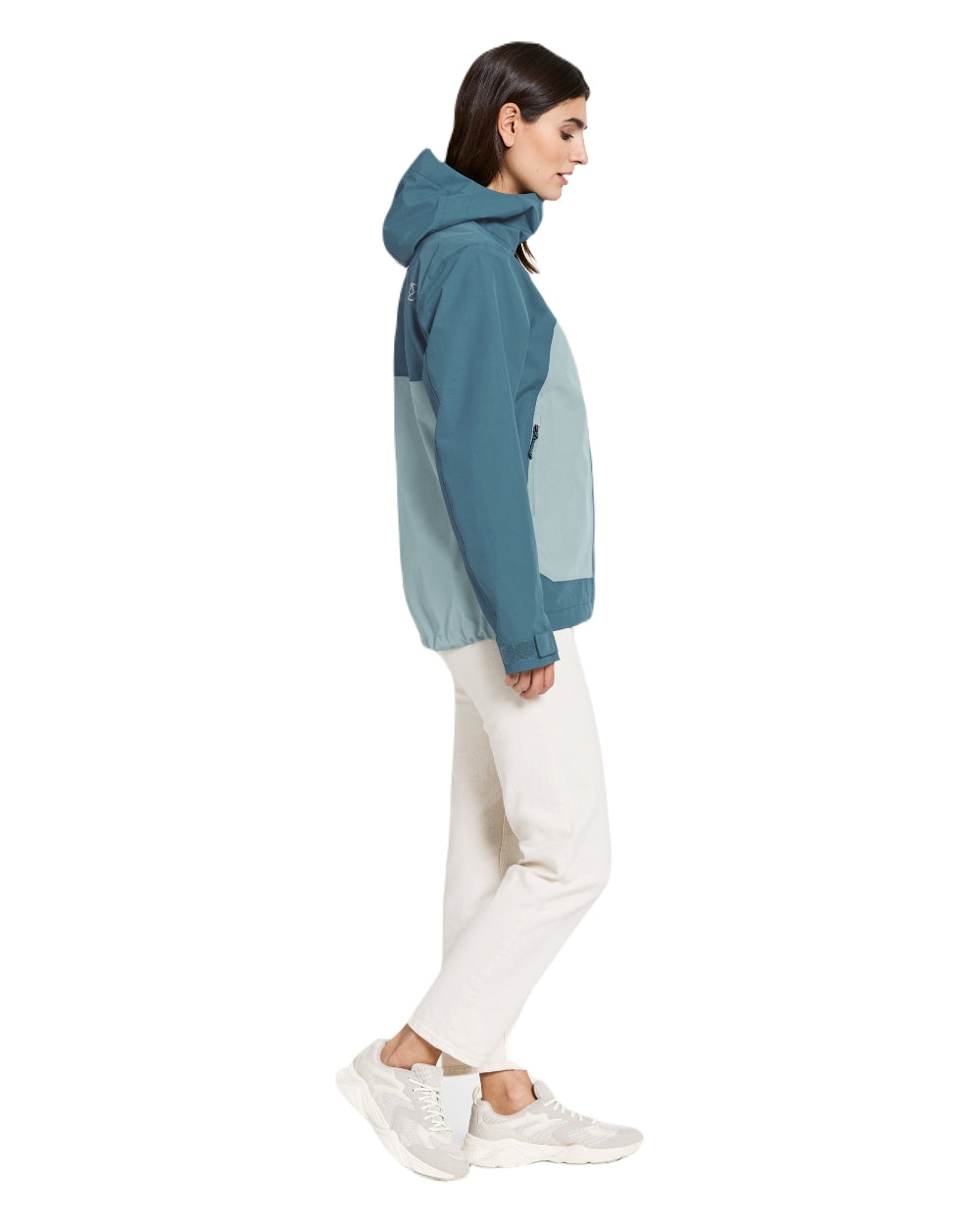 Star Blue coloured Didriksons Womens Grit Jacket 3 on white background 