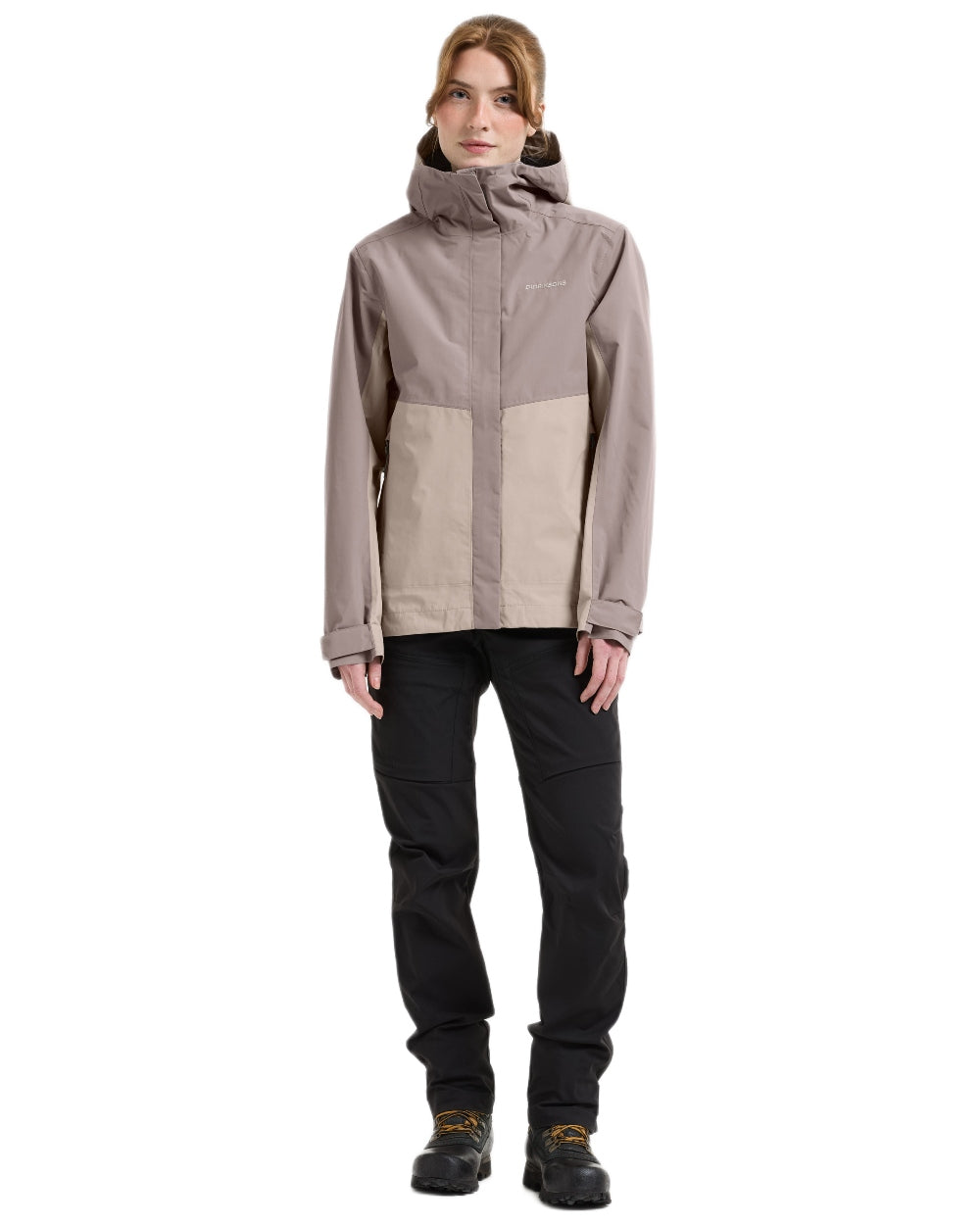 Beach Beige coloured Didriksons Womens Grit Jacket 4 on white background 