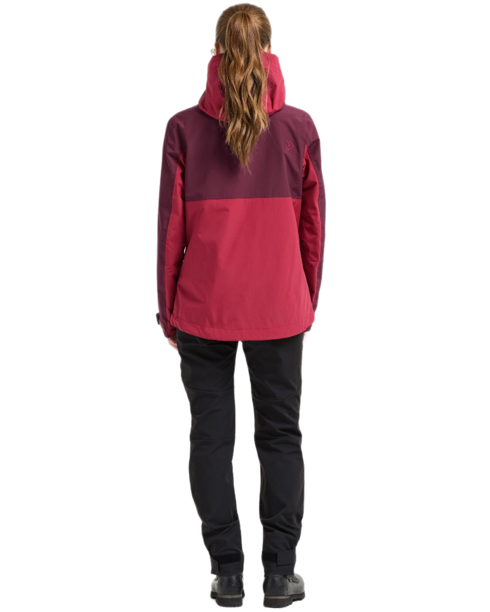 Spring Red coloured Didriksons Womens Grit Jacket 4 on white background 