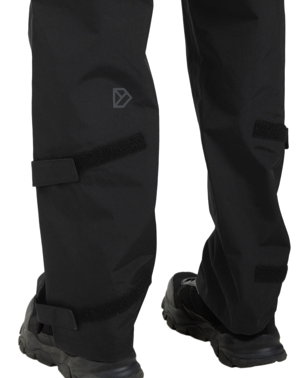 Black coloured Didriksons Womens Grit Pants 4 on white background 