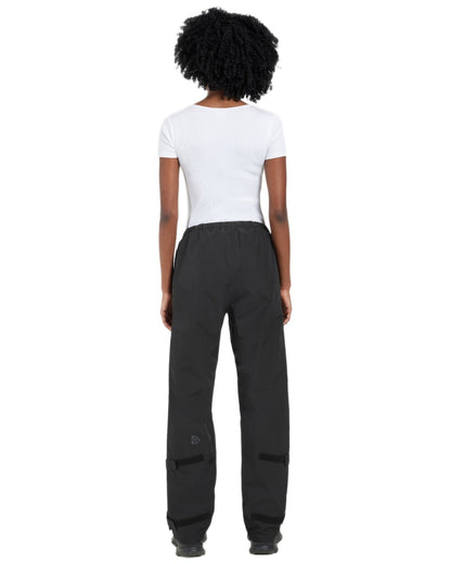 Black coloured Didriksons Womens Grit Pants 4 on white background 