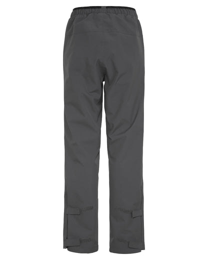 Coal Black coloured Didriksons Womens Grit Pants on white background 