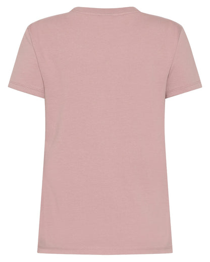 Oyster Lilac coloured Didriksons Womens Ingaro T-Shirt on white background 