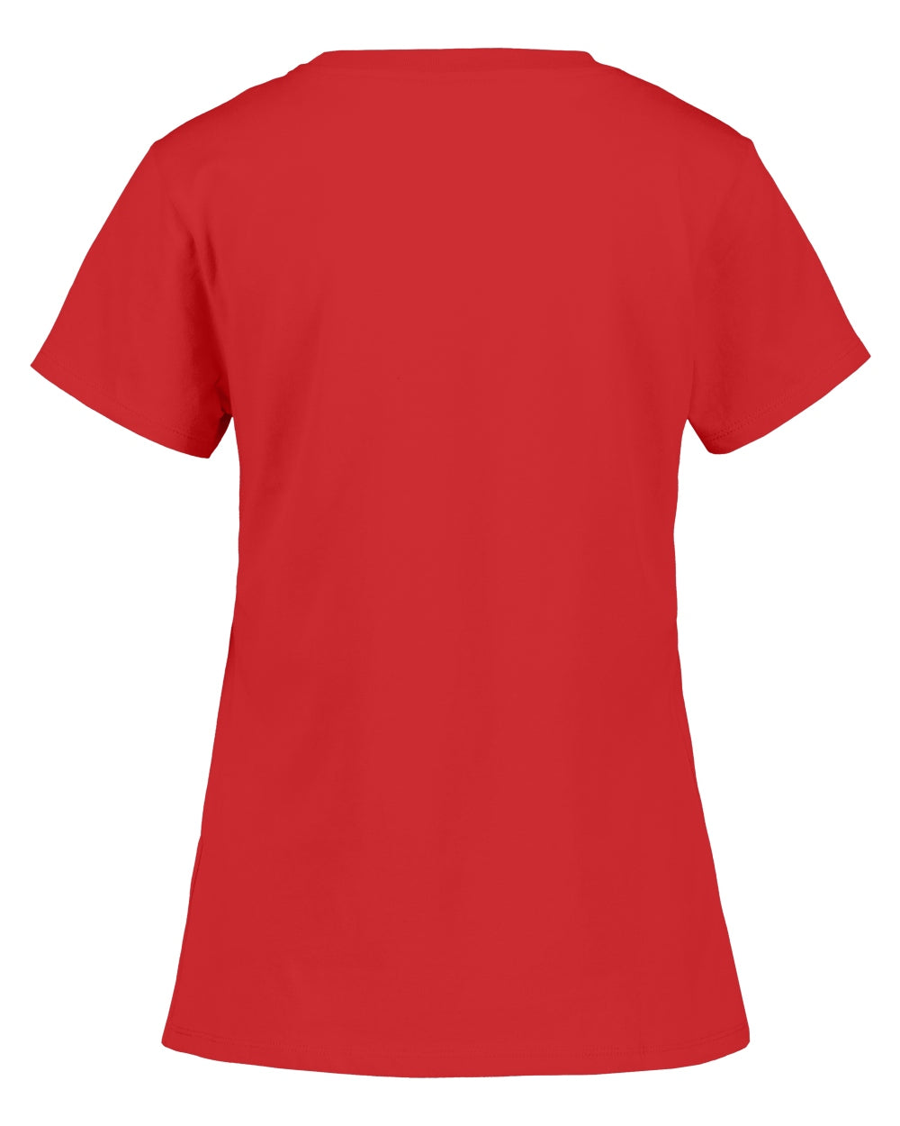Pomme Red coloured Didriksons Womens Ingaro T-Shirt on white background 