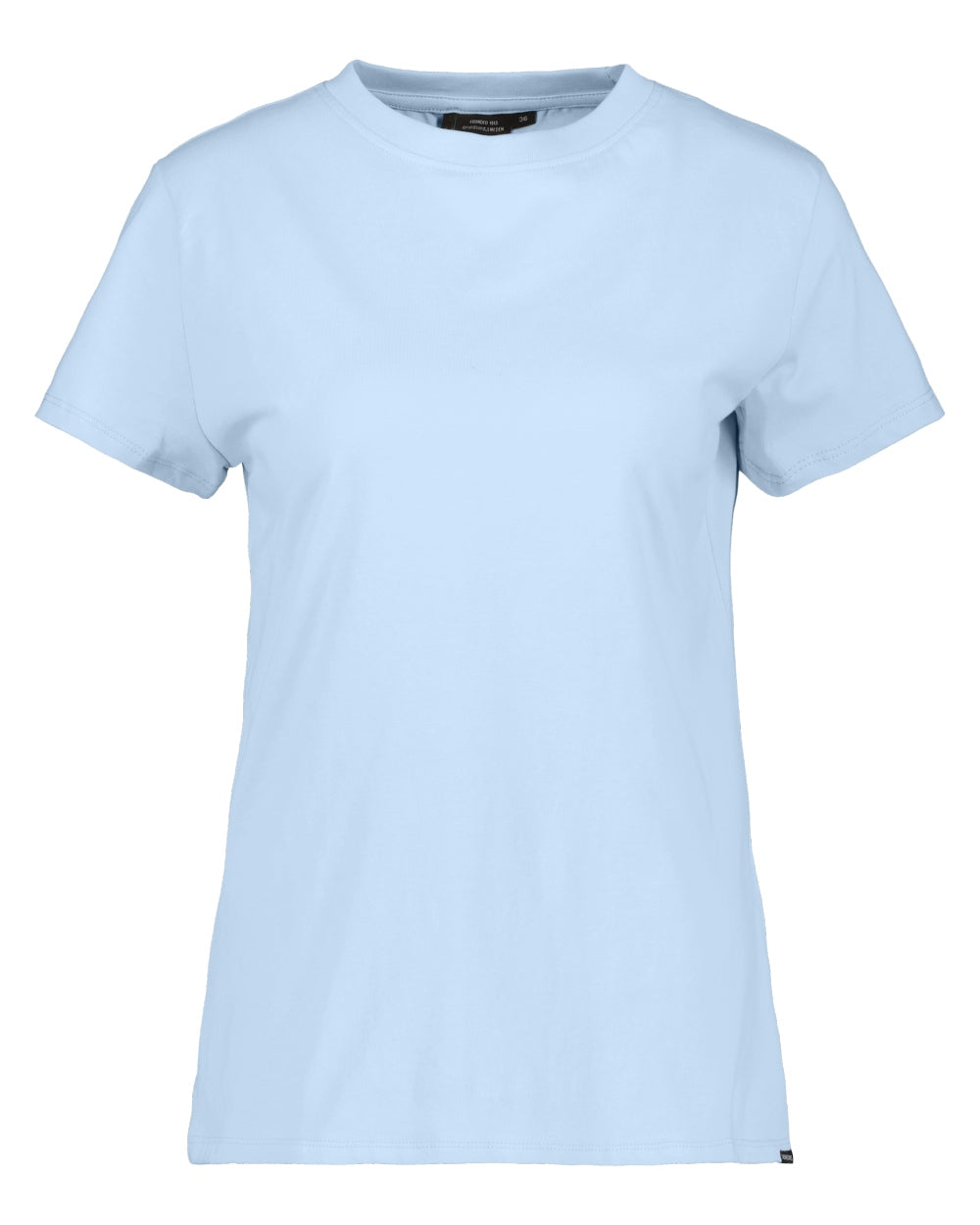 Sea Blue coloured Didriksons Womens Ingaro T-Shirt on white background 