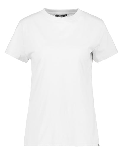 Snow White coloured Didriksons Womens Ingaro T-Shirt on white background 
