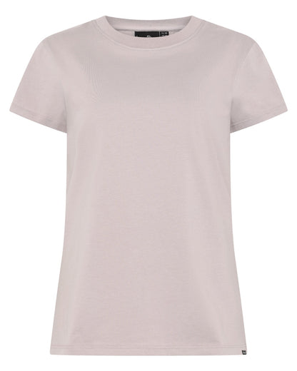 Sunrise Mist coloured Didriksons Womens Ingaro T-Shirt on white background 