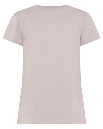 Sunrise Mist coloured Didriksons Womens Ingaro T-Shirt on white background 